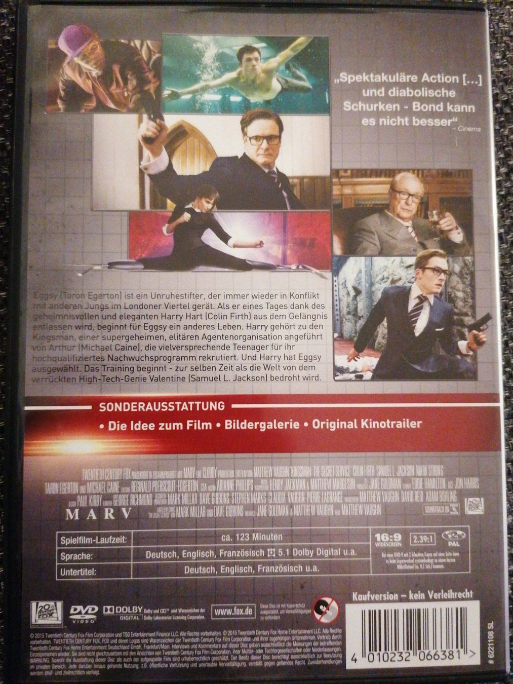 Alle DVDs: DVD Kingsman – Gebraucht aus Büttikon AG von Amineah 1