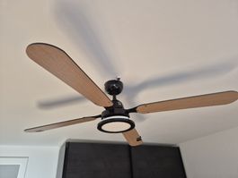 Deckenventilator Leuchte mit Fernbedienung