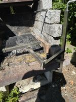 Rostfreier Grillrost, Eigenbau - Schwenkbar/Höhenverstellbar