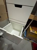 IKEA NORDLI Kommode mit 1 Schublade, weiss – CHF 5