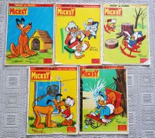5 x Le journal de Mickey, N° 660, 661, 662, 663, 664, 1965
