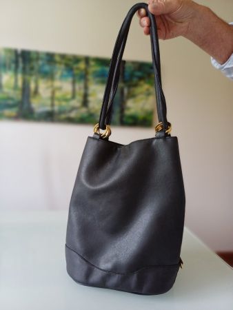 Elegante Handtasche / Schultertasche, schwarz, neuwertig!