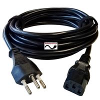 Top Geräteanschlusskabel 5Meter T12 auf C13 3x1,5mm2 IP20