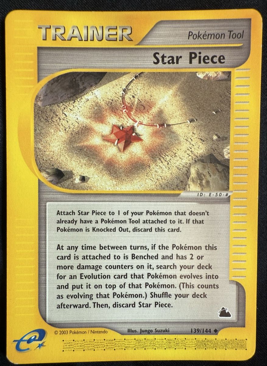 Pokémon Carte collezionabili: Star Piece Trainer Pokemon Skyridge - 139/144 – Usato da Winterthur venduto da SiddyPokemon
