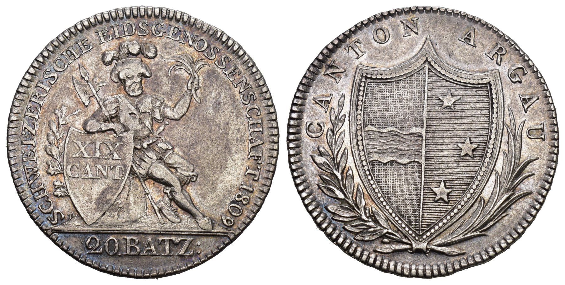 Toutes les monnaies: Aargau 1809 – D'occasion à Bern par numismatictops