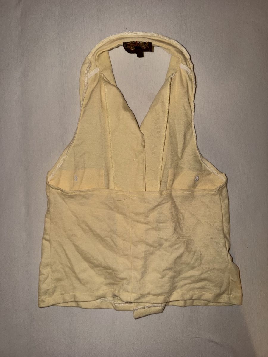 Top: Women yellow neckholder – Usato da Lenzburg venduto da cid_pc7z 1