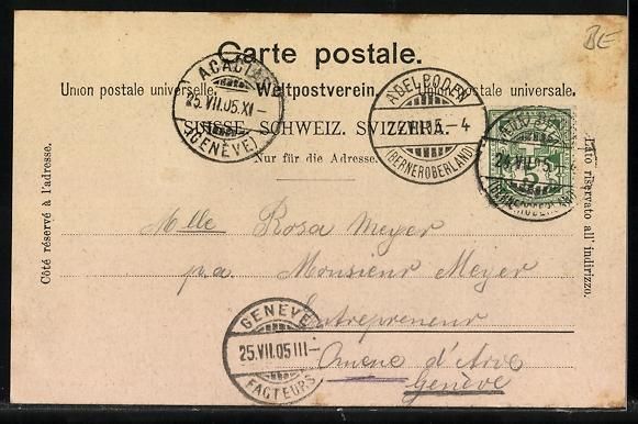 Cartes postales: AK Frutigen, Strassenpartie, 1905 – D'occasion à Berlin par bartko-reher 1
