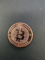 Bitcoin Kryptowährung Gedenkmünze 1 Unze .999 Kupfer