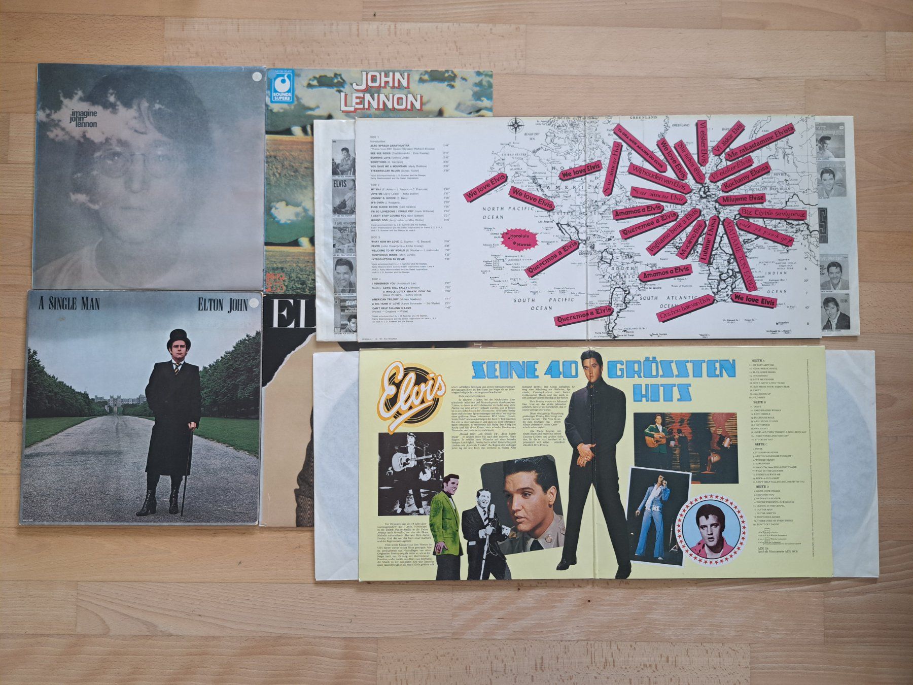 Dischi in vinile: Pop Legenden LP Bundle: Elvis, John Lennon, Elton John – Usato da Zürich venduto da Ali19 1