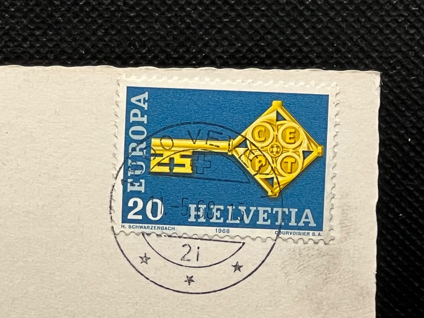 Ansichtskarten: Souvenir de Vevey – Gebraucht aus Widnau von Brusi9 1