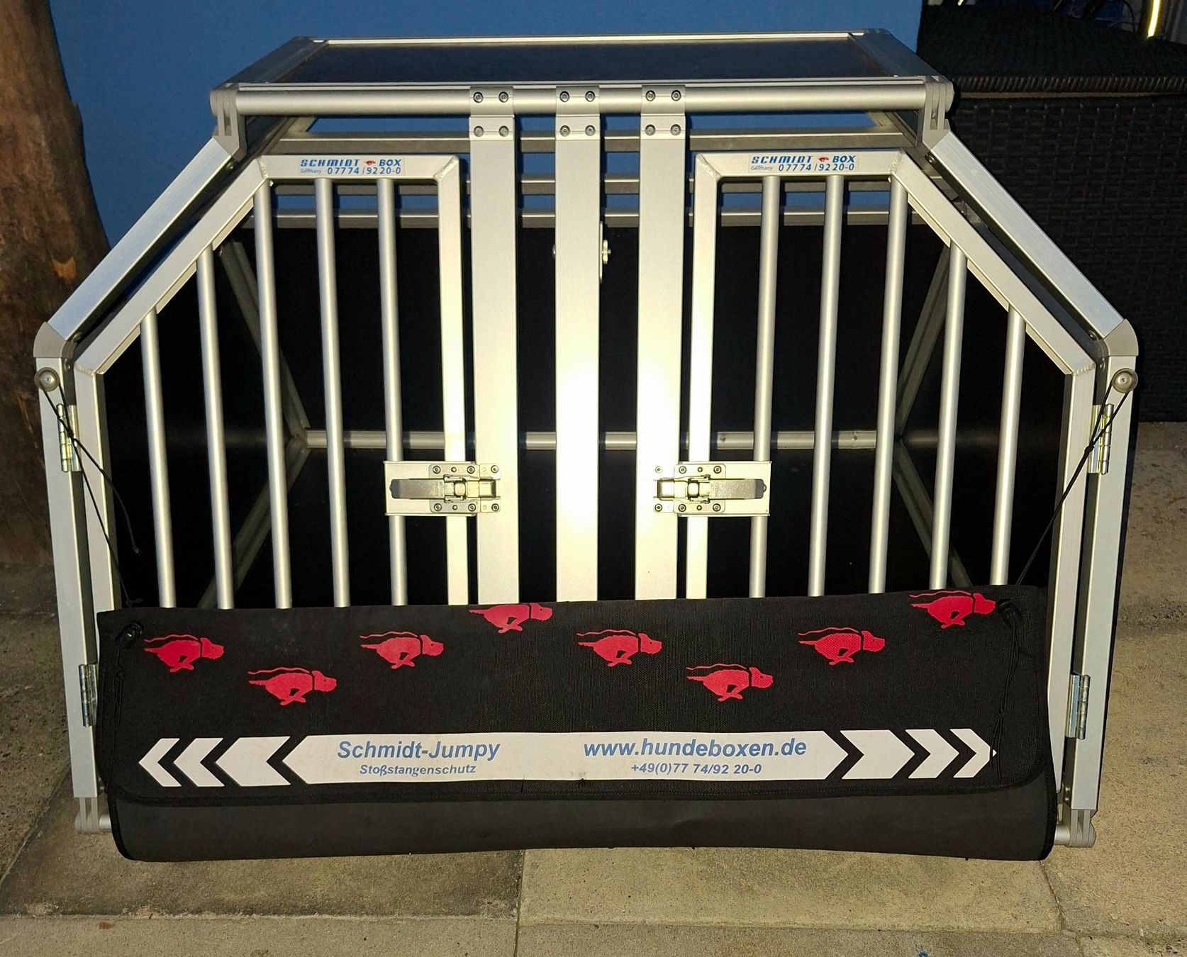 Käfige, Transport & Sicherheit: Doppelhundebox/Autohundebox – Gebraucht aus Ennetmoos von Mfurrer1 1