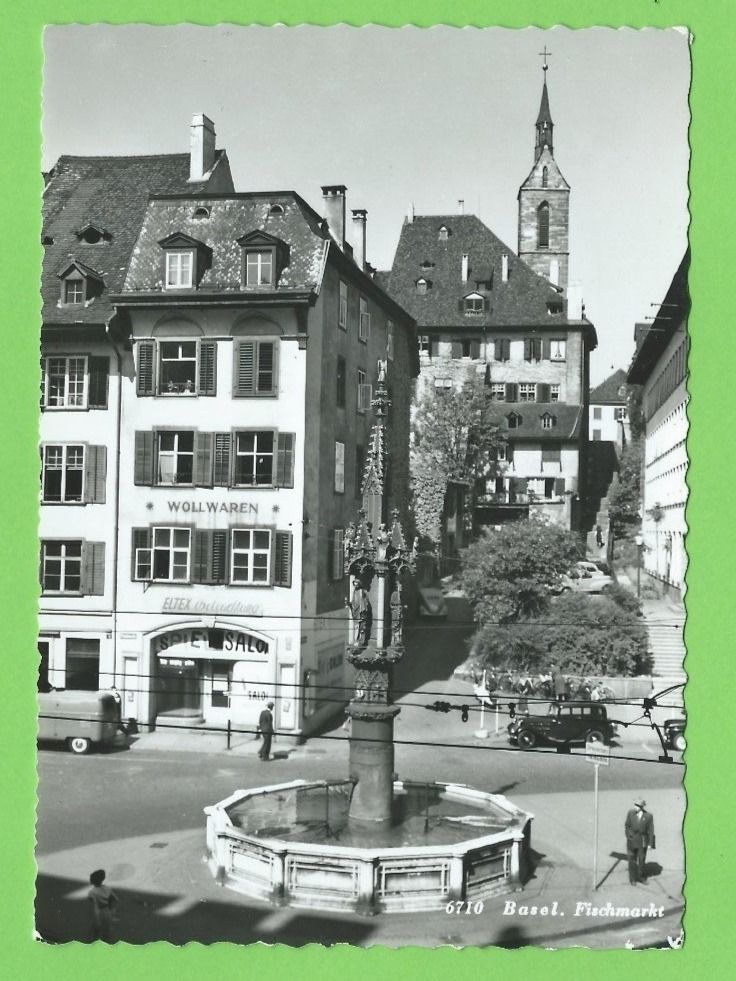 Cartoline postali: Basel, Fischmarkt – Usato da Zürich venduto da t24_de