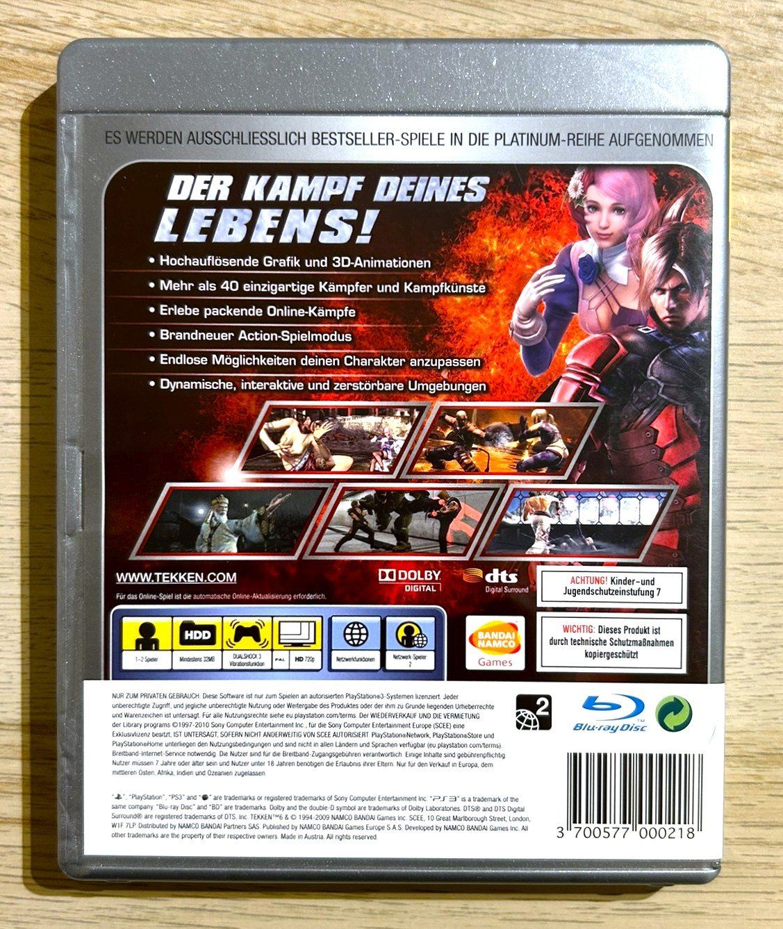 Sony Jeux: Tekken 6 PS3 – D'occasion à St. Gallen par Alpine.Arcade 1