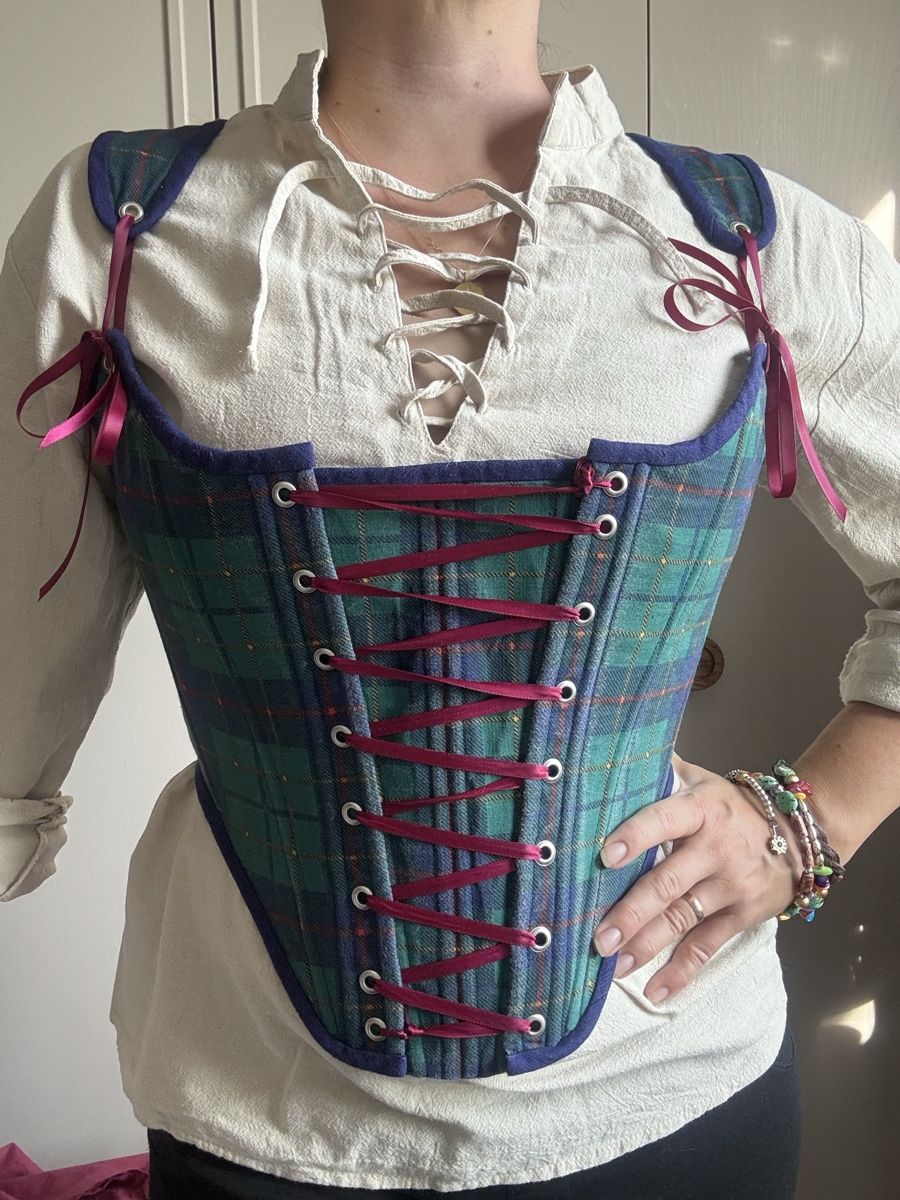 Top: Tartan Korsett  – Nuovo e nell'imballaggio originale da Oensingen venduto da Chicotus 4