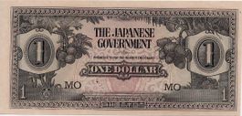 Malaya 1 Dollar (1942) "Japanese Occupation" - non circ./unz