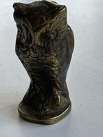 Eulen Figur aus Messing klein massiv(2S4)