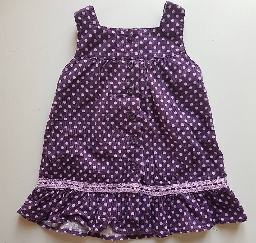 Vestiti & Gonne: Rock / Kleid Gr.86 violett gepunktet – Usato da Uetendorf venduto da oinkioink88 1