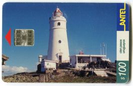 Telefonkarte "Leuchtturm". Uruguay