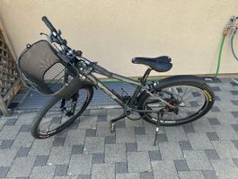 Citybike Price Sport 15,5 Zoll grau mit Korb