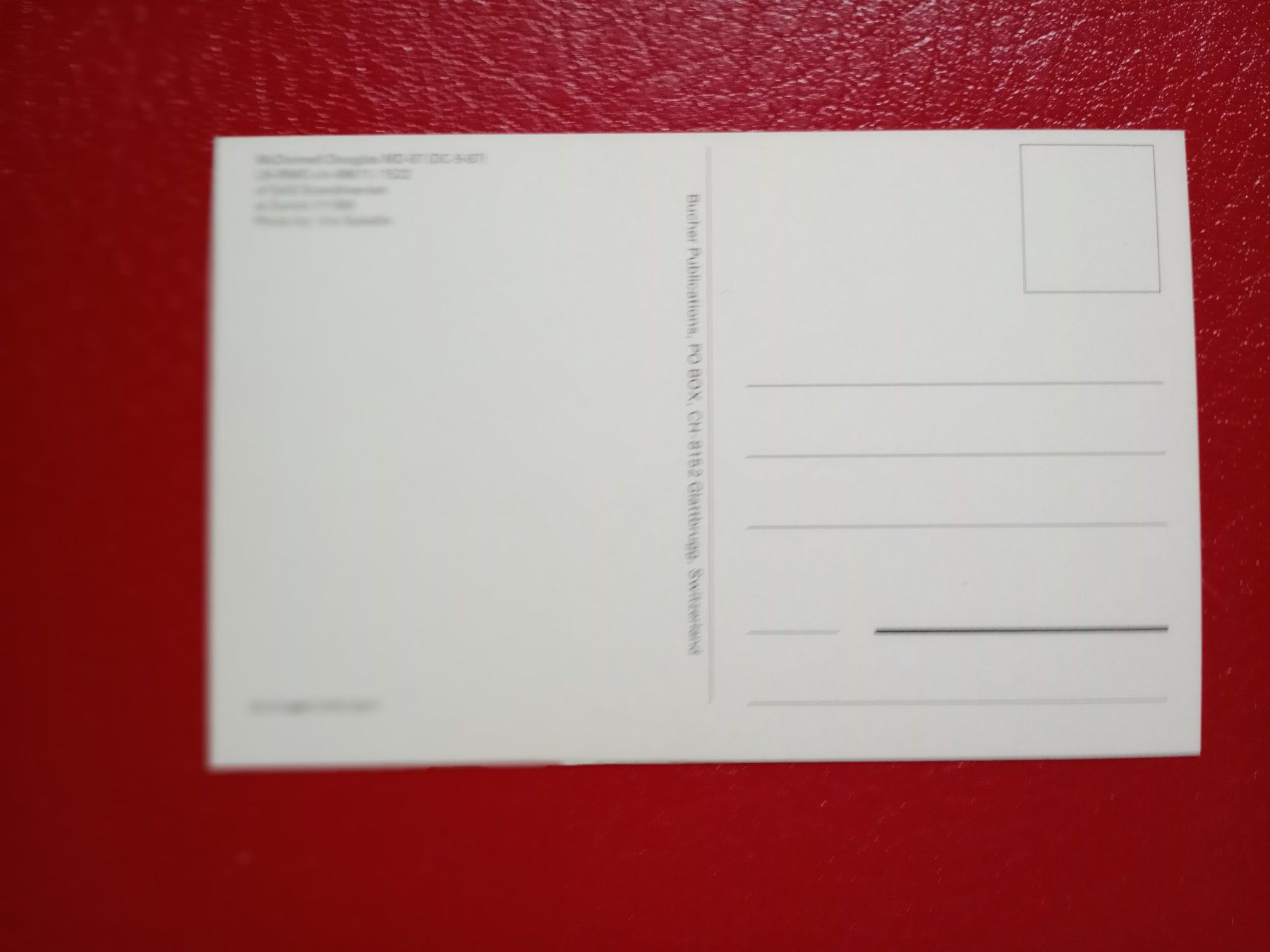Cartoline postali: AK Flugzeug SAS McDonnell-Douglas MD 87 – Usato da Küttigen venduto da Melisch1000 1