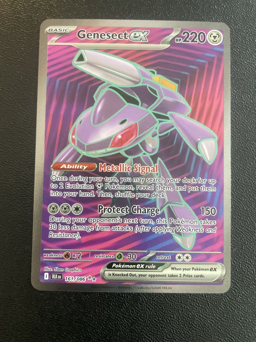 Pokémon Sammelbilder & Trading cards: Pokemon Genesect ex Black Bomt Fullart rare EN – Neu (gemäss Beschreibung) aus Bellach von Pokemam