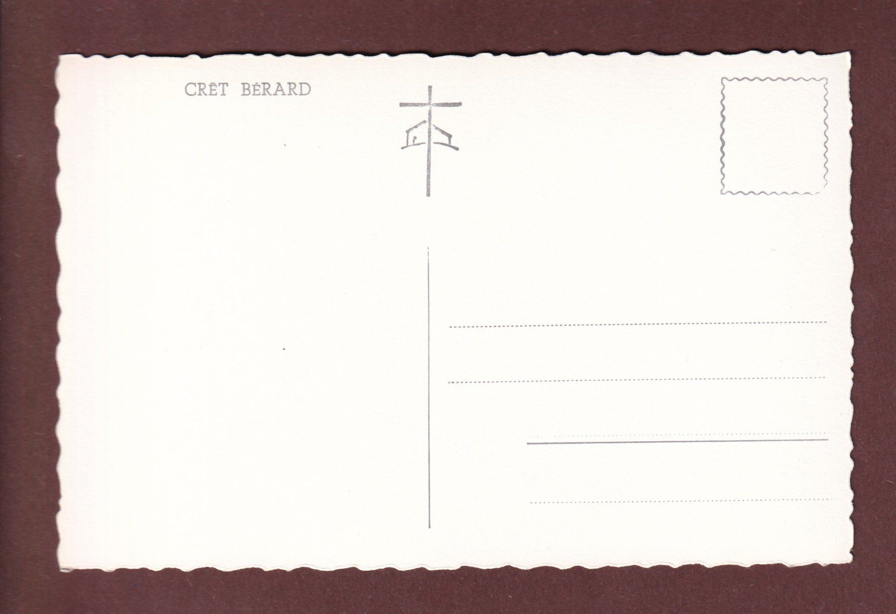 Cartoline postali: CRÊT BERARD – Usato da Pully venduto da nicecards-shop 1