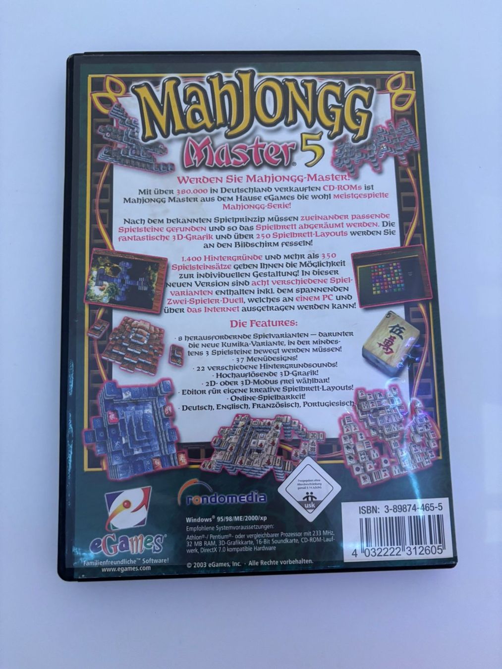 Spiele: Mahjongg Master 5 (PC) – Gebraucht aus Herisau von Seyashop1 2