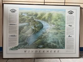 Windermere-Bild gerahmt Lake District