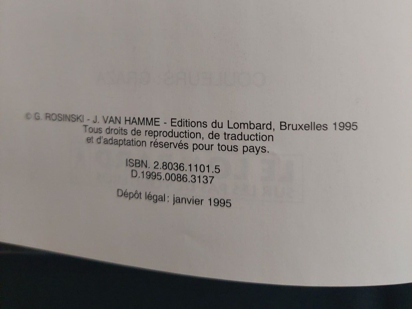 Fumetti: Thorgal T.20 La Marque des Bannis EO 1995 TBE – Usato da Genève venduto da Blu_BD 2