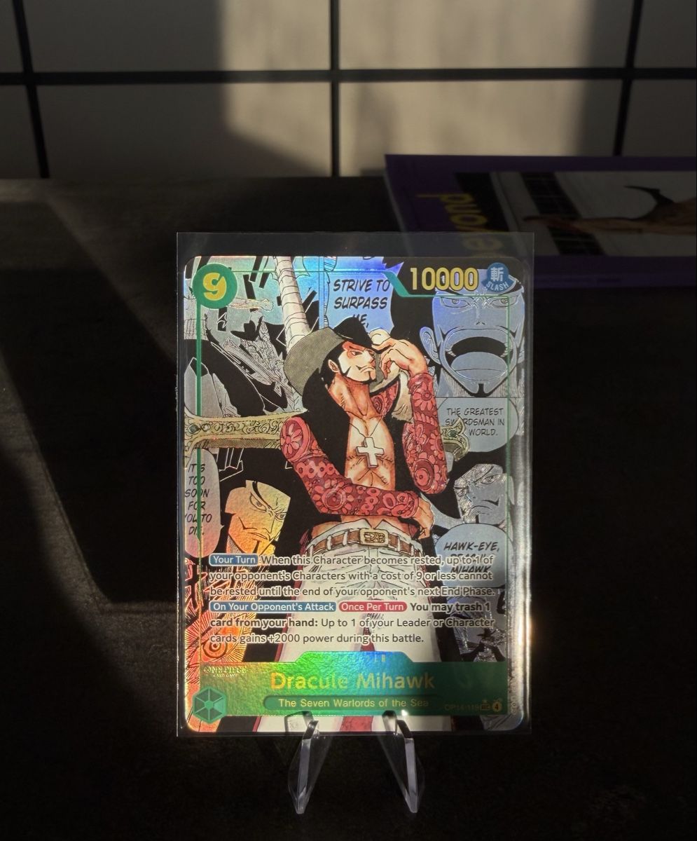 Bandai Carte collezionabili: Dracule Mihawk - Manga Card – Nuovo (secondo la descrizione) da Spreitenbach venduto da Alby_ 1
