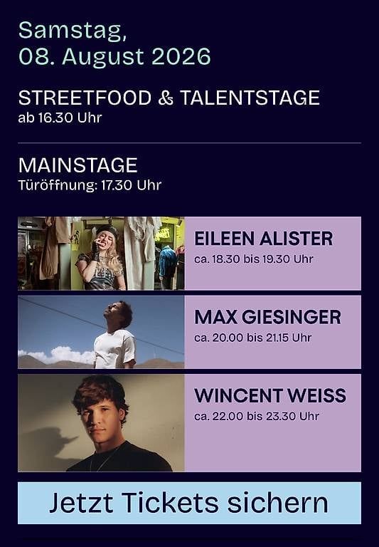 Billets: Stars in Town, Freitag und Samstag – Neuf (Voir description) à Bronschhofen par Ratz2