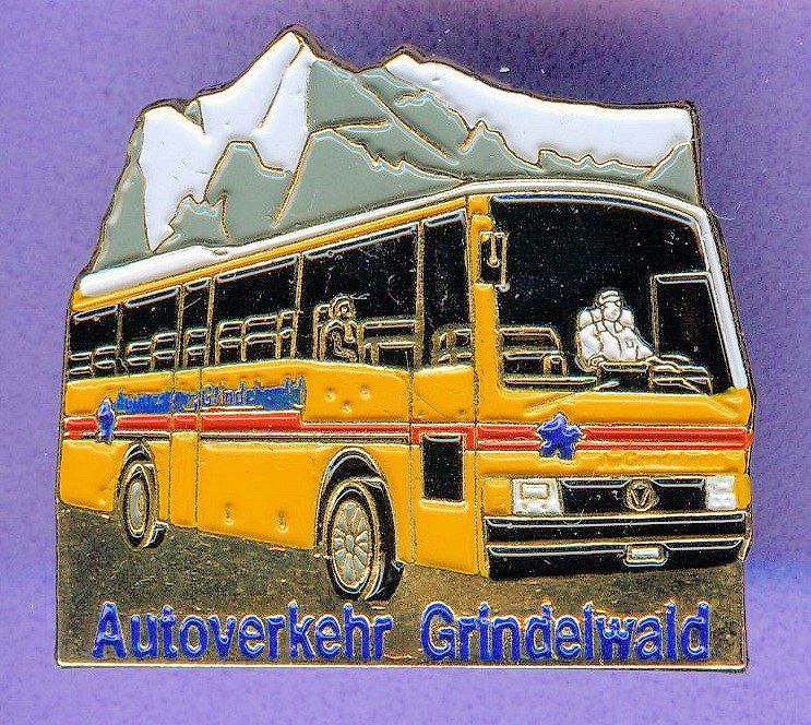 Placchette & Badge: PTT  Postauto  GRINDELWALD – Usato da Winterthur venduto da Sammleroase
