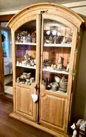 Sehr schöne Holz Vitrine (Biedermeier-Stil)