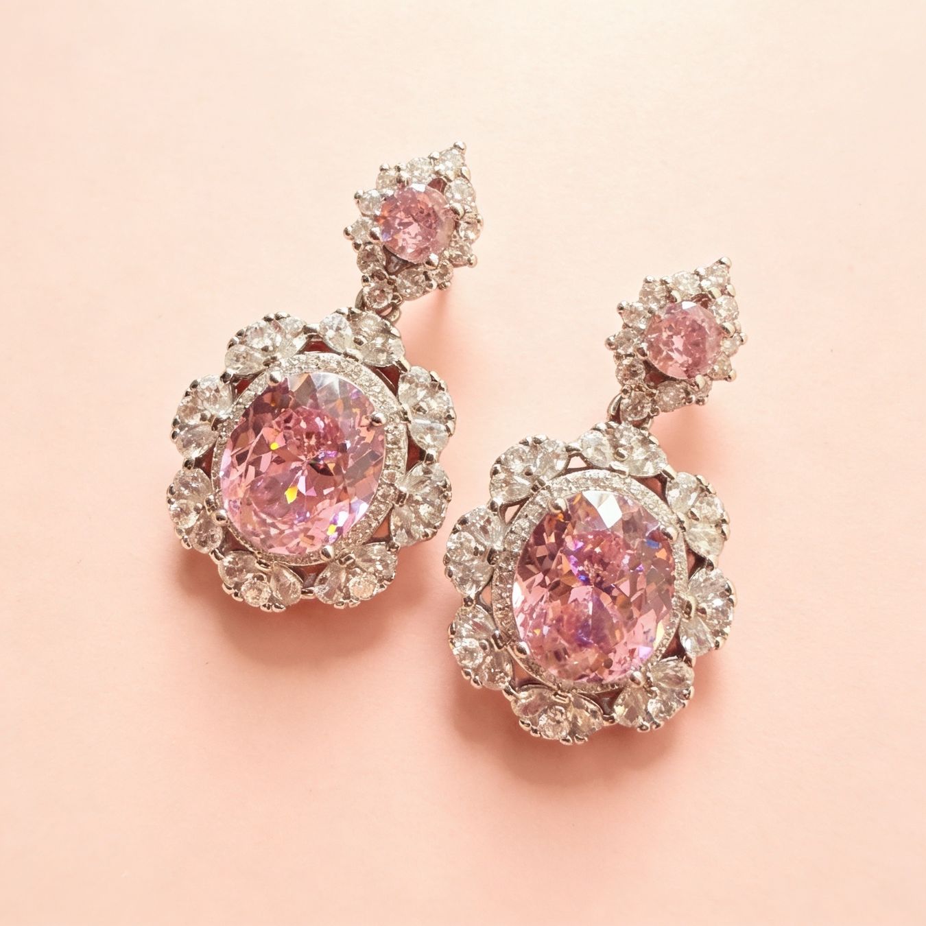 Altri gioielli: Ensemble bijoux rose scintillant – Nuovo e nell'imballaggio originale da St-Maurice venduto da Sandrinette123 3