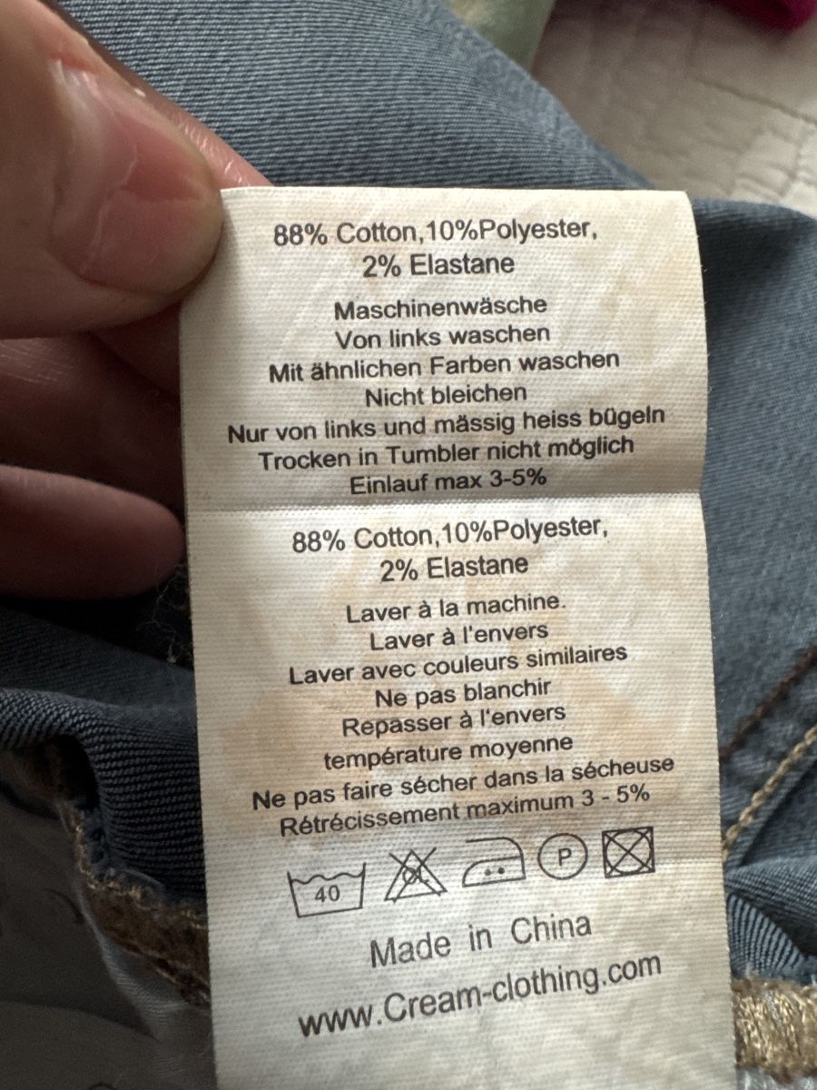 Cream Gonne: Cream Jeans Rock blau Gr. XS-S – Usato da Brütten venduto da Rod816 5