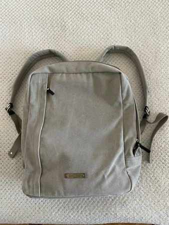 Margelisch Laptoptasche Rucksack Canvas Biobaumwolle