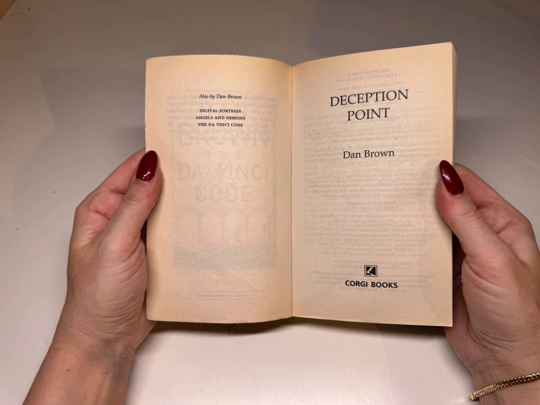 Bücher: NOVEL: Dan Brown, Deception Point – Gebraucht aus Grosswangen von English_books 2