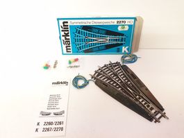 Märklin K-Gleis Dreiwegweiche 2270 Neu!!