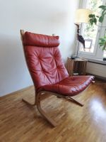 Westnofa Loungesessel aus Leder – skandinavisches Design