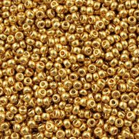 MIYUKI Rocailles 15/0 – Gold Duracoat (4202)