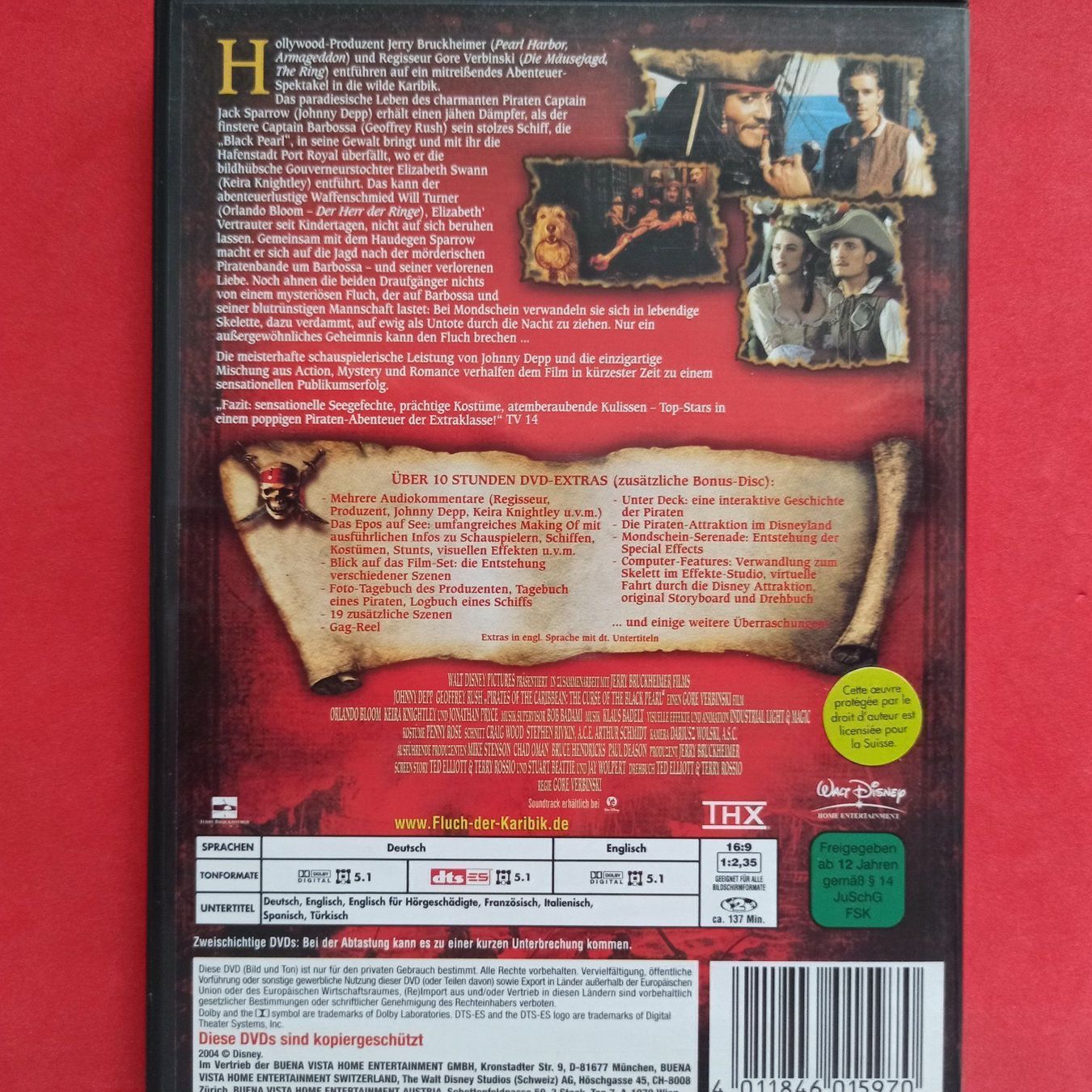 Tutti i DVDs: Fluch der Karibik [Special Edition] – Usato da Dübendorf venduto da kb86_MOVIE 1