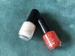 Vitry mini vernis à ongles cache cœur et vcoloroso orange
