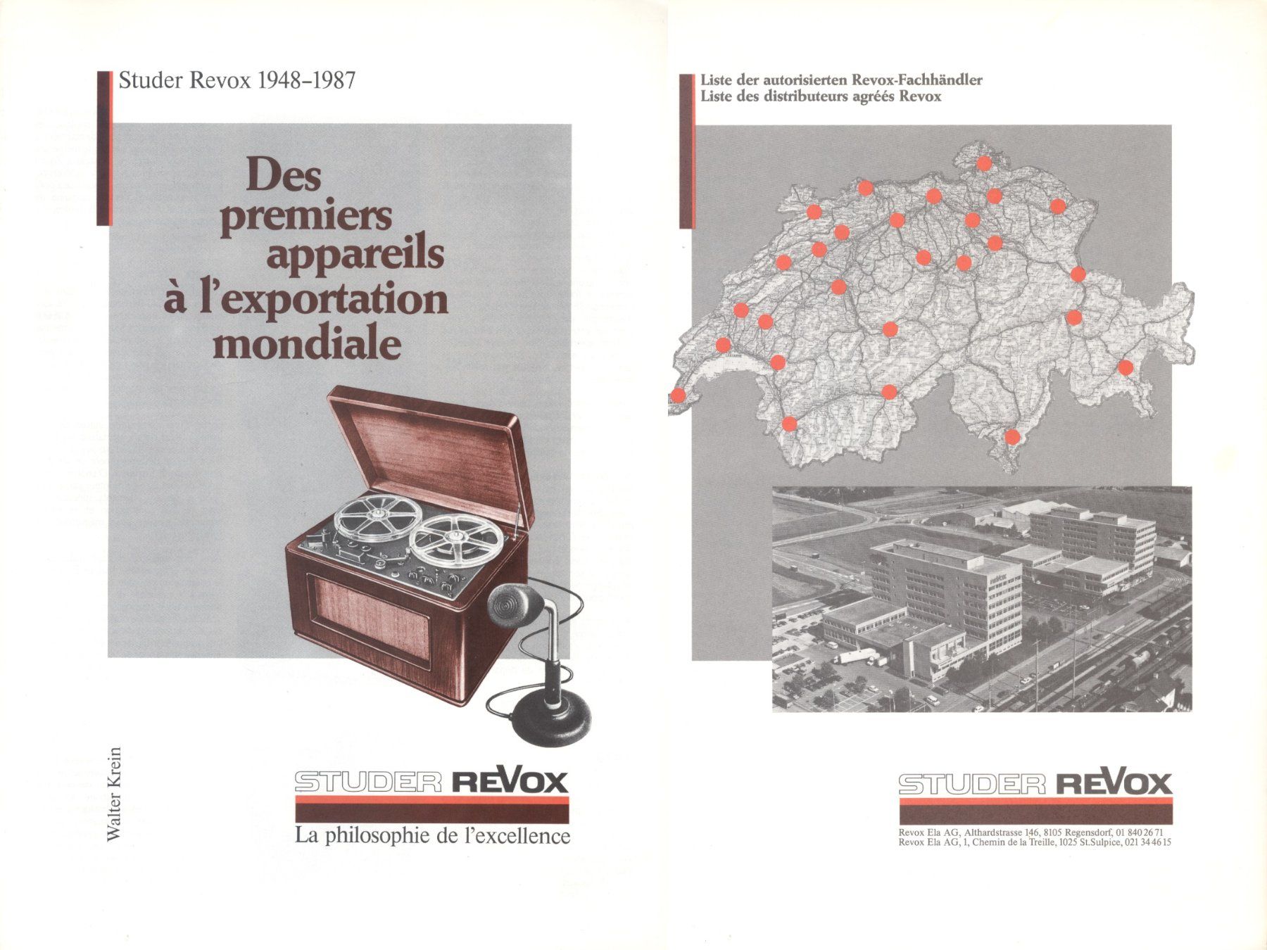 Revox Documenti: Documents Revox / Revox Dokumente – Usato da Gorgier venduto da S_Riond 1