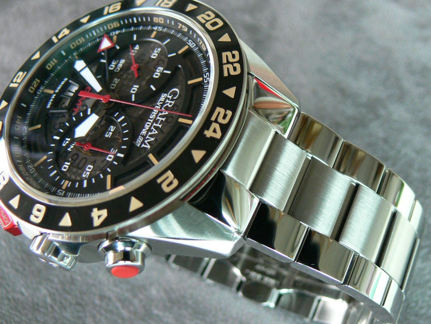 Graham Uhren: Graham Silverstone RS GMT Limited big date flyback 47mm – Gebraucht aus Remigen von Kelias 5