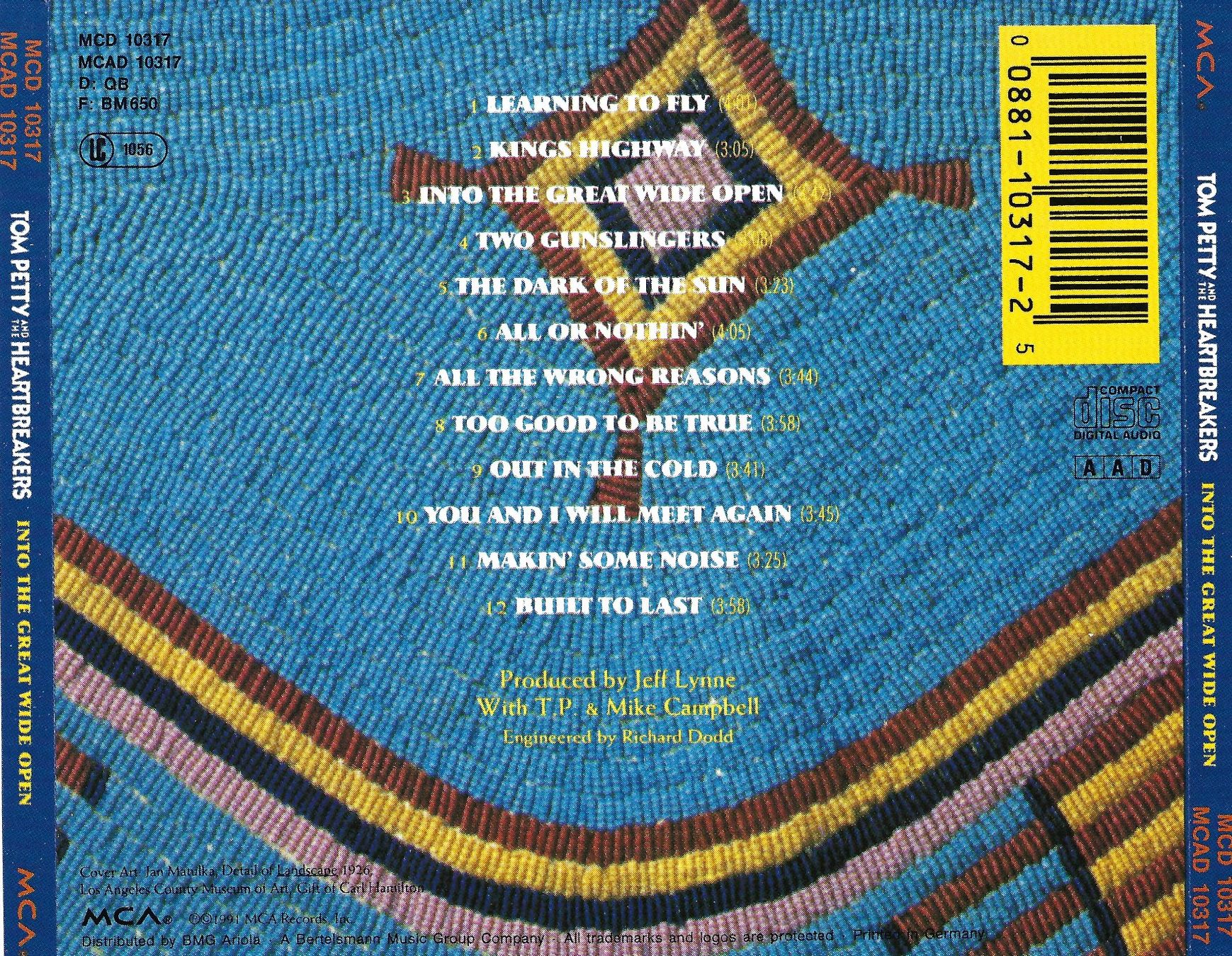 CD: CD: TOM PETTY & THE HEARTBREAKERS - Into The Great Wide Open – Usato da Rotkreuz venduto da groeli69 1