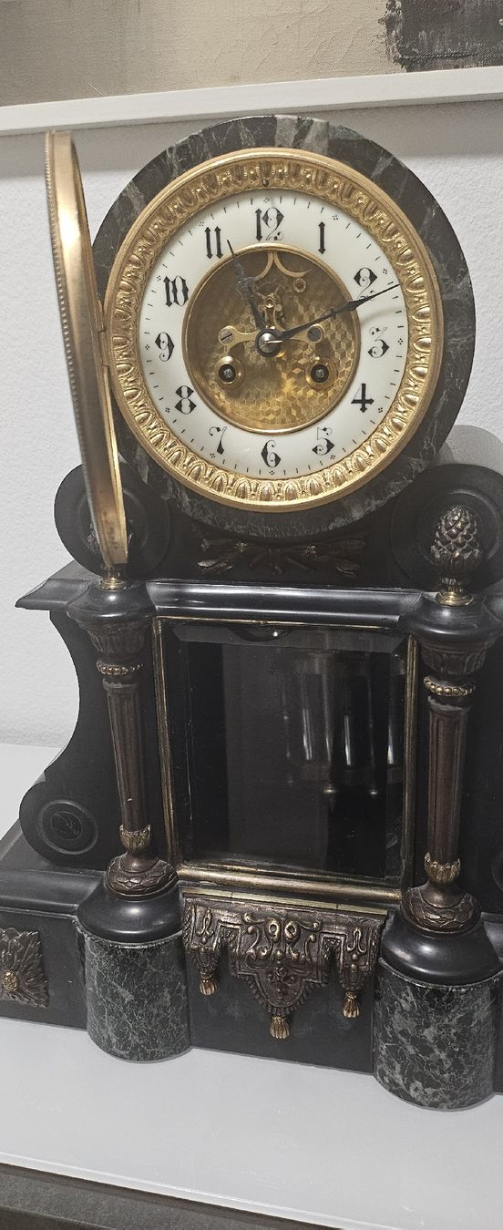 Orologi da terra & Orologi da parete: Pendule  Napoleon III Jahr ca.1870 – Usato da Basel venduto da Xanperican 4