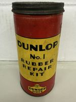 Antique boîte à rustines Dunlop Tires Canada 🇨🇦
