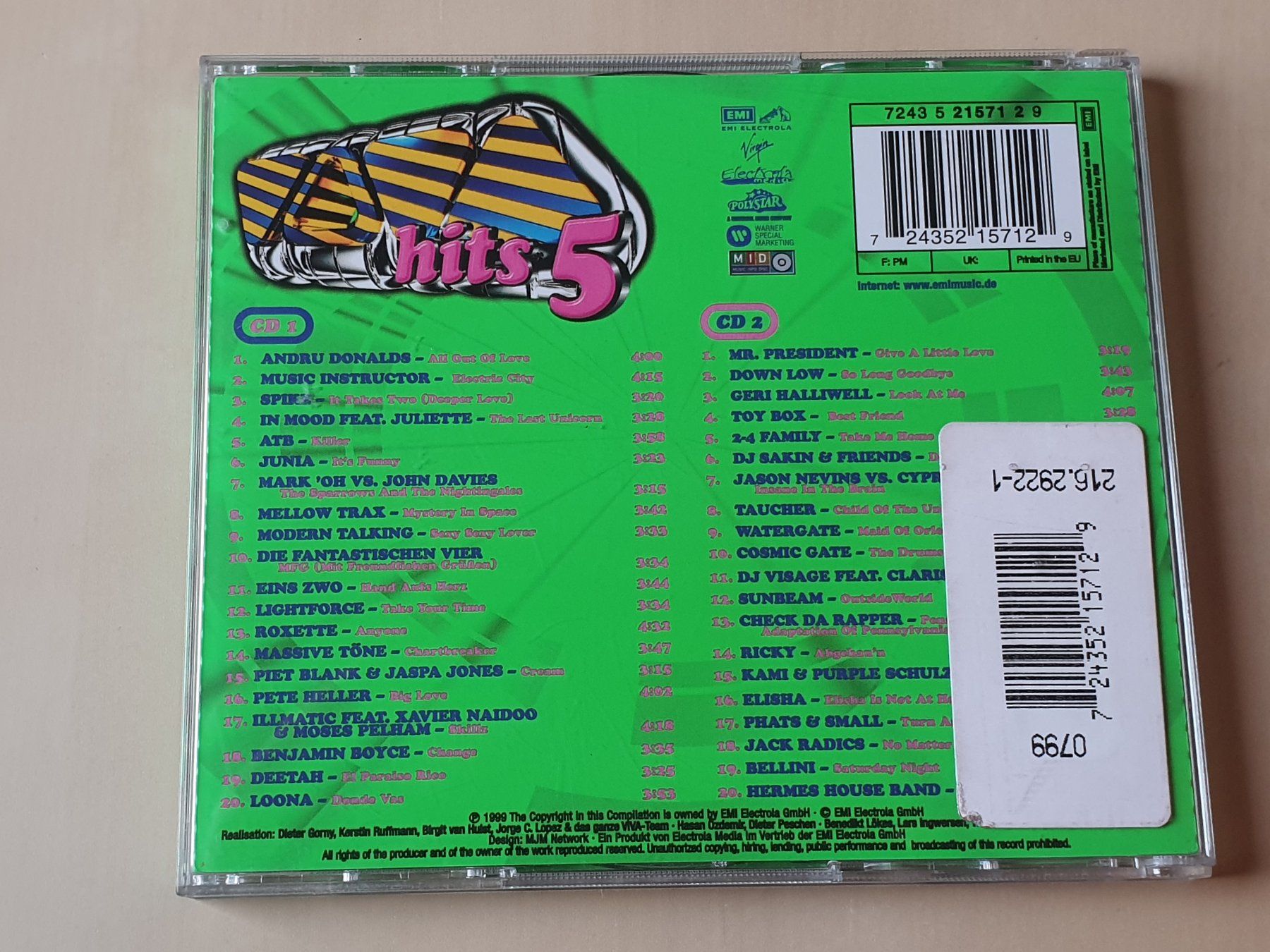 CD: VIVA Hits Vol. 5 – Usato da Stansstad venduto da collectorsshop 1