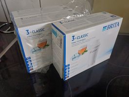 Brita Filter Classic. Drei Packungen an drei Kartuschen.