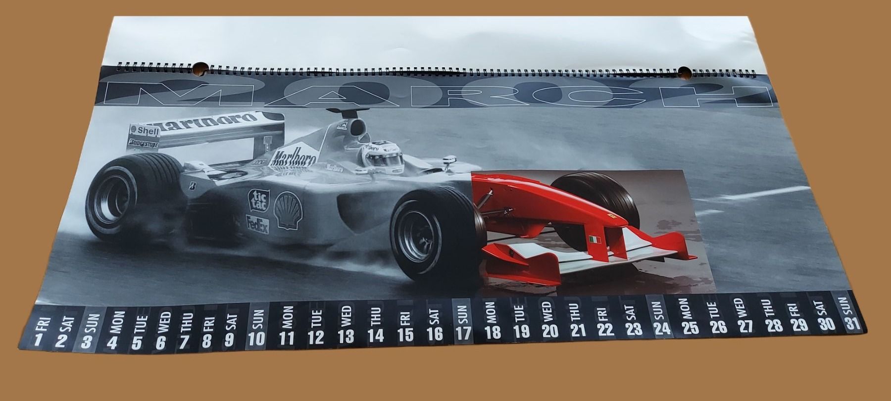 Ferrari Kalender: Calendrier Kalender Ferrari 2002 Francesco Carboncini – Gebraucht aus Matran von Swiss_Stuff_Store 3